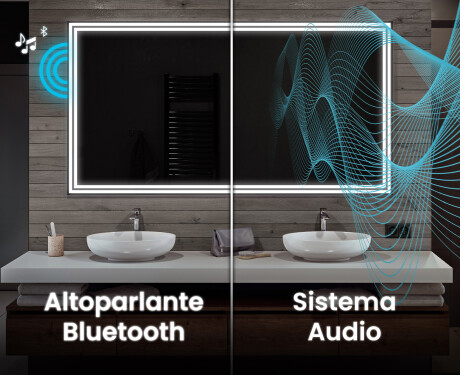 Specchio bagno retroilluminato LED L57 #5