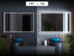 Specchio bagno retroilluminato LED L57 #3