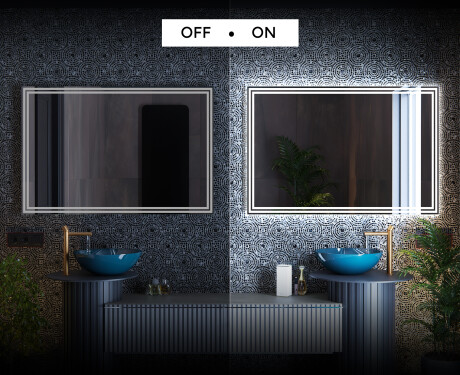 Specchio bagno retroilluminato LED L57 #3