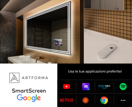 Specchio bagno retroilluminato LED L57 #4