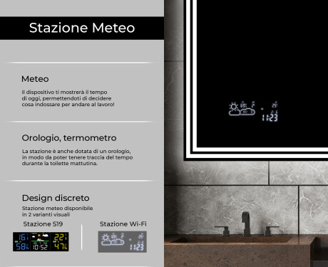 Specchio bagno retroilluminato LED L57 #5