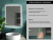 Specchio bagno retroilluminato LED L57 #7
