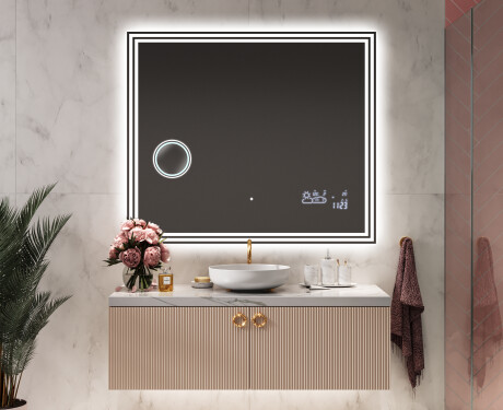 Specchio bagno retroilluminato LED L57 #9