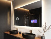 Rettangolare specchio bagno con luce LED L58
