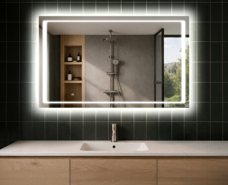Specchio bagno retroilluminato LED L61