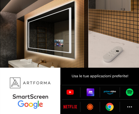 Specchio bagno retroilluminato LED L61 #4