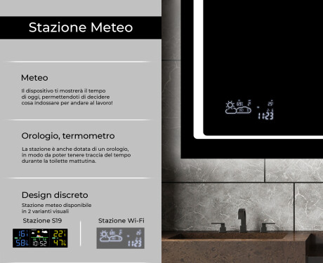 Specchio bagno retroilluminato LED L61 #5