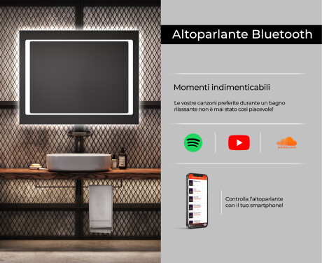 Specchio bagno retroilluminato LED L61 #6