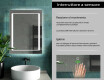 Specchio bagno retroilluminato LED L61 #7