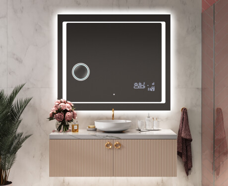 Specchio bagno retroilluminato LED L61 #9