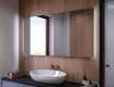 Rettangolare specchio bagno con luce LED L62