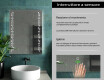 Specchio da parete moderno per bagno con luci L65 #7