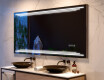 Specchio bagno retroilluminato LED L75