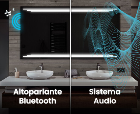 Specchio bagno retroilluminato LED L75 #5
