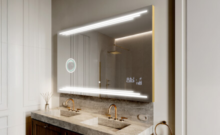 Specchio bagno retroilluminato LED L75