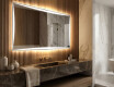 Rettangolare specchio bagno con luce LED L77