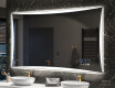 Rettangolare specchio bagno con luce LED L77 #10