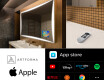 Rettangolare specchio bagno con luce LED L77 #6