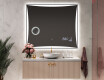 Rettangolare specchio bagno con luce LED L77 #9