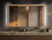 Specchio bagno retroilluminato LED a batteria L27