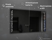 Specchio bagno retroilluminato LED a batteria L65 #4