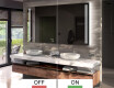 Rettangolare specchio bagno con luce LED a batteria L131 #3