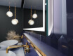 Specchio da parete moderno per bagno con luci - Slimline L49 #2