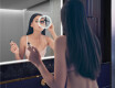 Specchio da parete moderno per bagno con luci - Slimline L49 #4