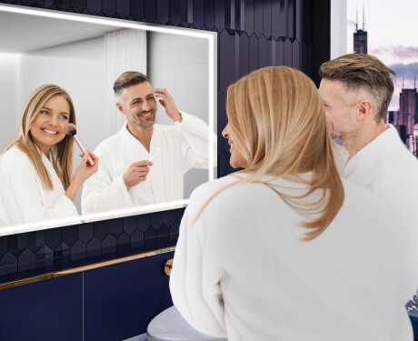 Specchio da parete moderno per bagno con luci - Slimline L49 #5