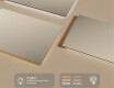 Specchio bagno retroilluminato LED 120x70cm su šaltu LED apšvietimu 7000K, šiltu apšvietimu 3000K arba neutraliu apšvietimu 4500K #3