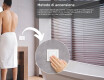 Specchio bagno retroilluminato LED 120x70cm su šaltu LED apšvietimu 7000K, šiltu apšvietimu 3000K arba neutraliu apšvietimu 4500K #4