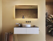 Specchio bagno retroilluminato LED 120x70cm su šaltu LED apšvietimu 7000K, šiltu apšvietimu 3000K arba neutraliu apšvietimu 4500K #8