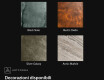Specchio irregolare con cornice in pietra naturale L296 #2