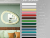 Specchio LED asimmetrico con cornice in MDF L310 #3