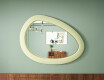 Specchio LED asimmetrico con cornice in MDF L310 #4