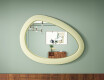 Specchio LED asimmetrico con cornice in MDF L310 #7