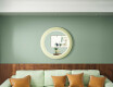 Specchio LED con MDF in una cornice rotonda laccata L306 #2