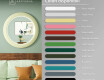 Specchio LED con MDF in una cornice rotonda laccata L306 #3