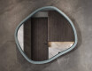 Specchio LED romboidale con cornice in MDF laccato L309 #7