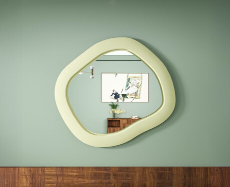Specchio LED di design in MDF con forma geometrica L309 #4