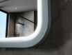 Specchio LED arrotondato con cornice in MDF laccato L305 #6