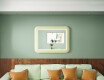 Specchio LED arrotondato con cornice in MDF lucido L305 #2