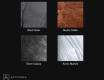 Specchio asimmetrico con texture in pietra L298 #2