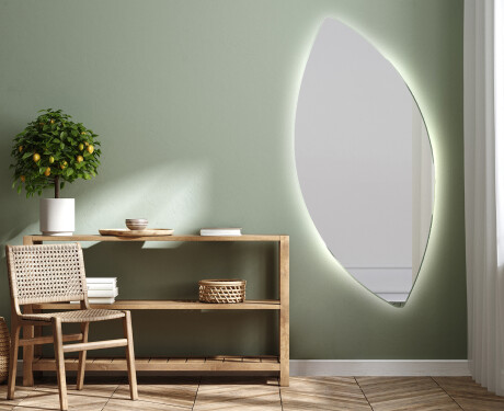 Specchio da bagno LED di forma irregolare L221 #2