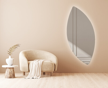 Specchio da bagno LED di forma irregolare L221 #4
