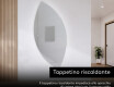 Specchio da bagno LED di forma irregolare L221 #8