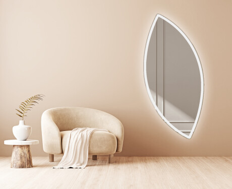 Specchio con LED decorativi da parete L222 #4