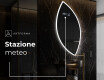 Specchio da bagno LED di forma irregolare L222 #6
