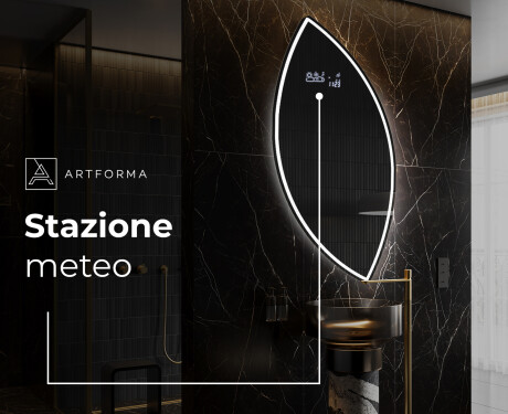 Specchio da bagno LED di forma irregolare L223 #6