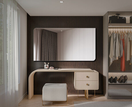 Specchio arrotondati da parete L201 #2